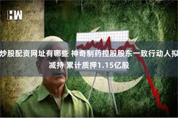 炒股配资网址有哪些 神奇制药控股股东一致行动人拟减持 累计质押1.15亿股