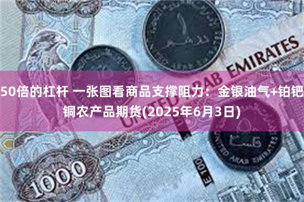 50倍的杠杆 一张图看商品支撑阻力：金银油气+铂钯铜农产品期货(2025年6月3日)