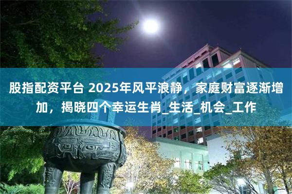 股指配资平台 2025年风平浪静，家庭财富逐渐增加，揭晓四个幸运生肖_生活_机会_工作