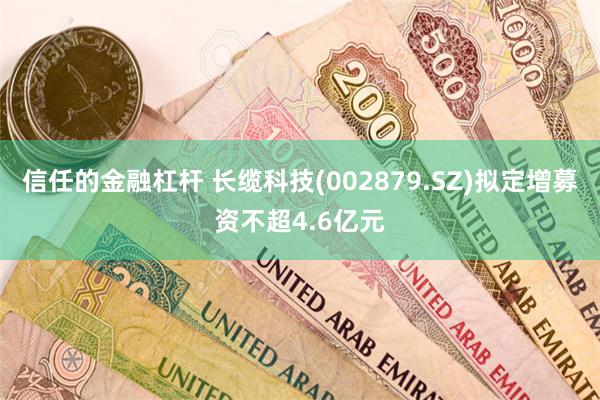 信任的金融杠杆 长缆科技(002879.SZ)拟定增募资不超4.6亿元